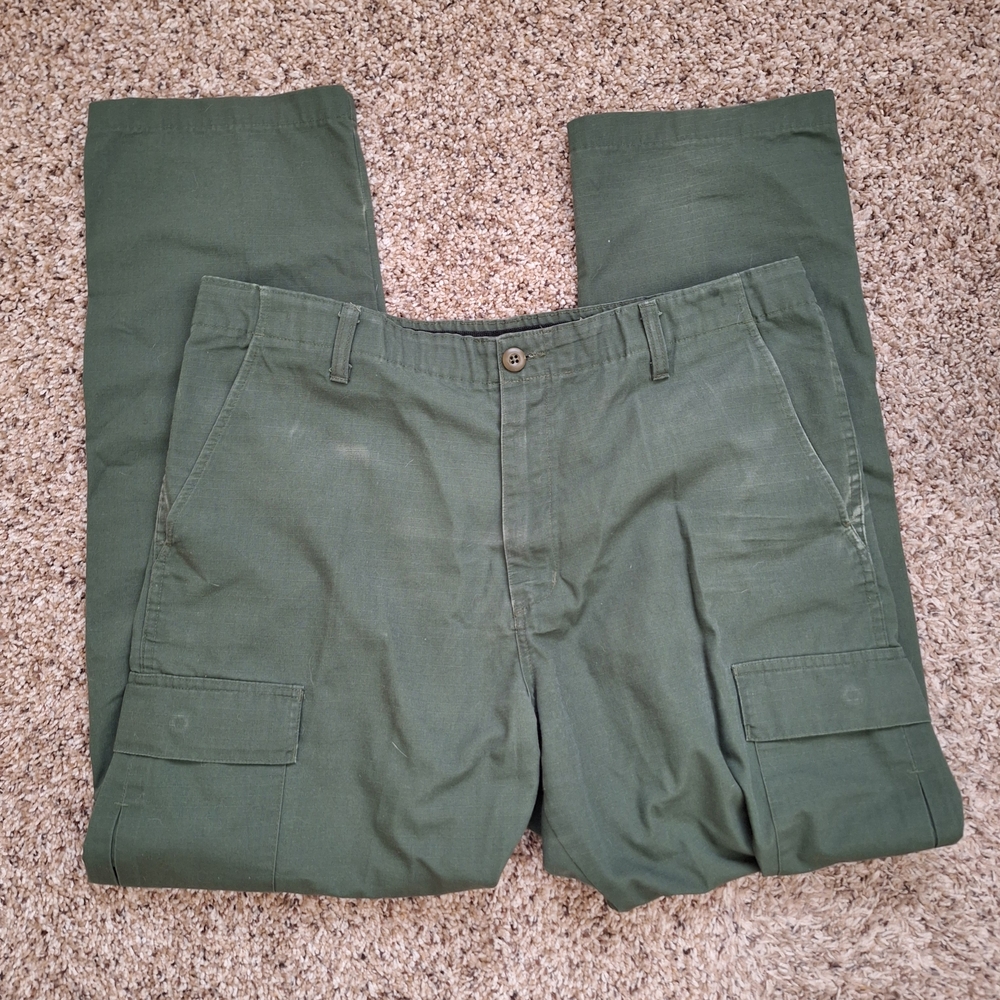 VF Imagewear Men's Green Cargo Work Pants